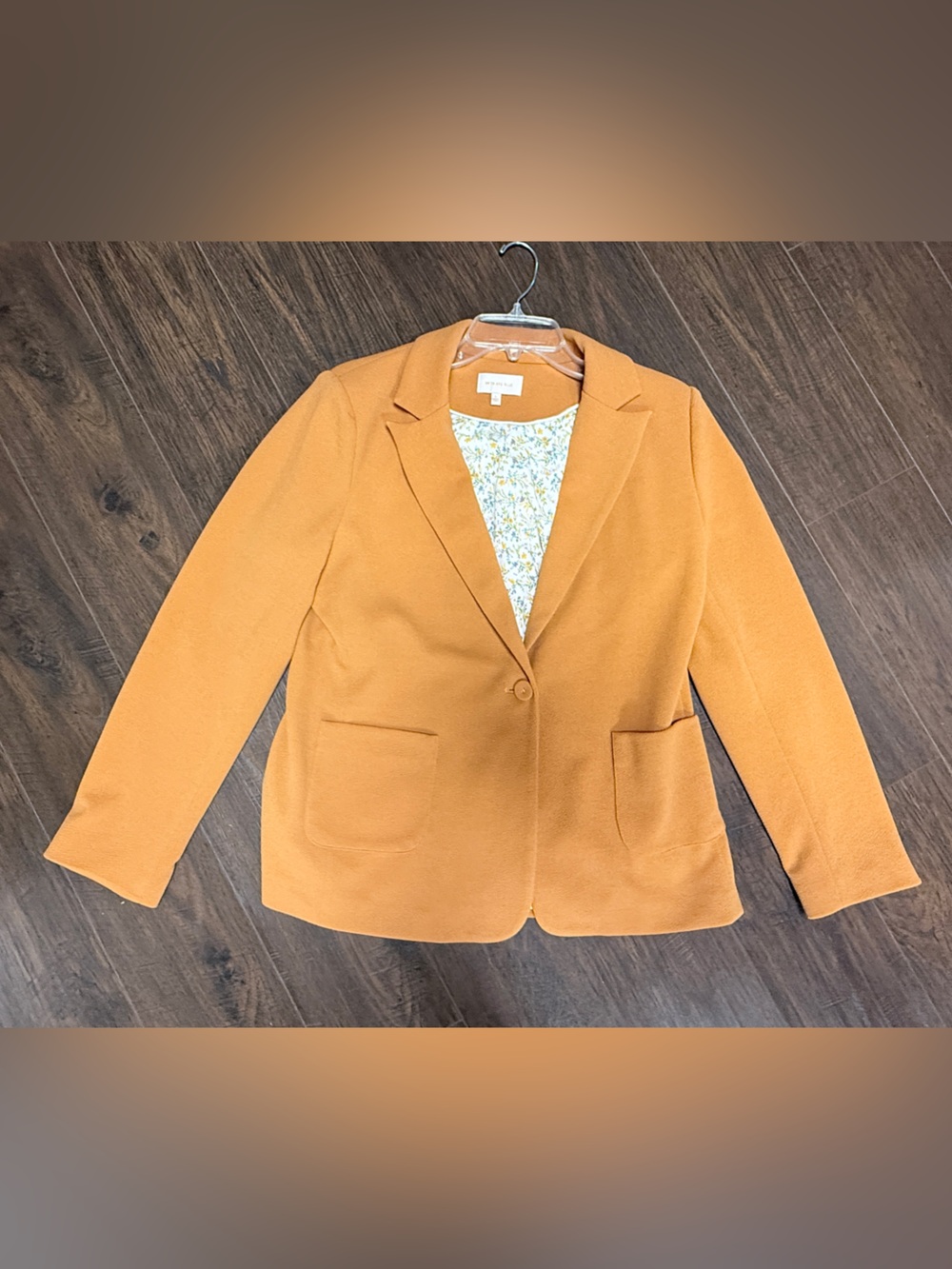 SKIES ARE BLUE RAW UMBER RUST BLAZER